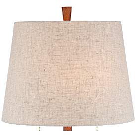 Image4 of Omar Warm Brown Hourglass Table Lamp Set of 2 more views