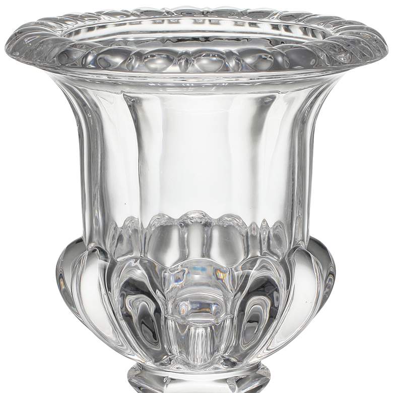 Image 3 Omari Clear Crystal 10 1/4 inch High Urn Decorative Vase more views