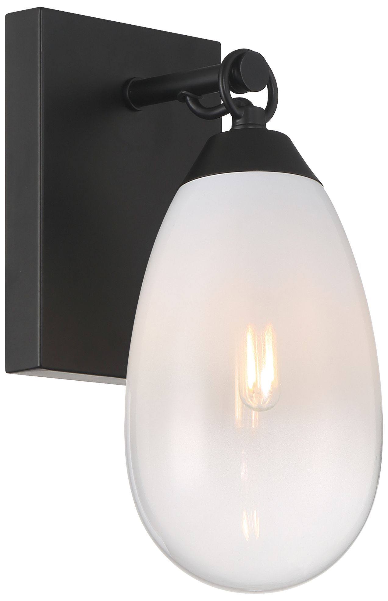 Ombre 11" High Black LED Wall Sconce