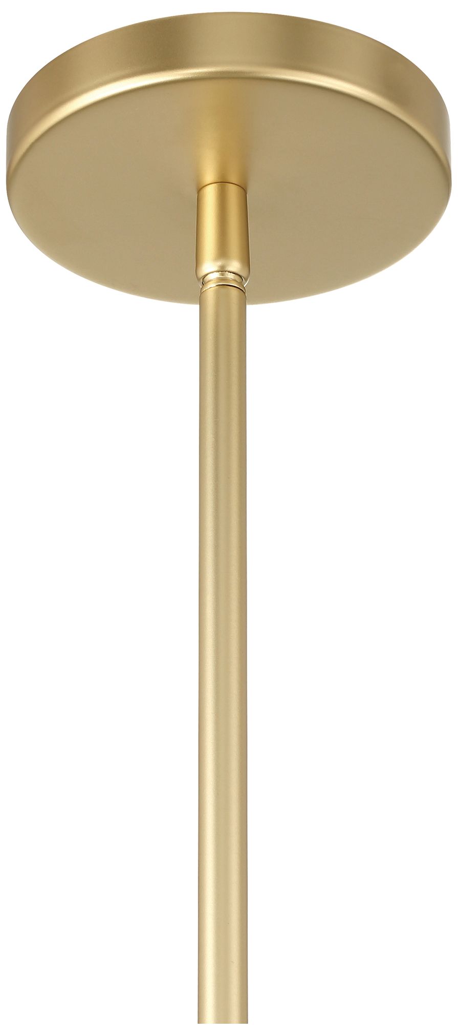 Image 3 Ombre 6" Wide Antique Brass Pendant more views