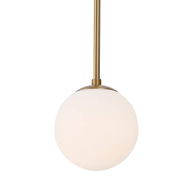 Image 5 Omni 6 Light Aged Brass Chandelier more views
