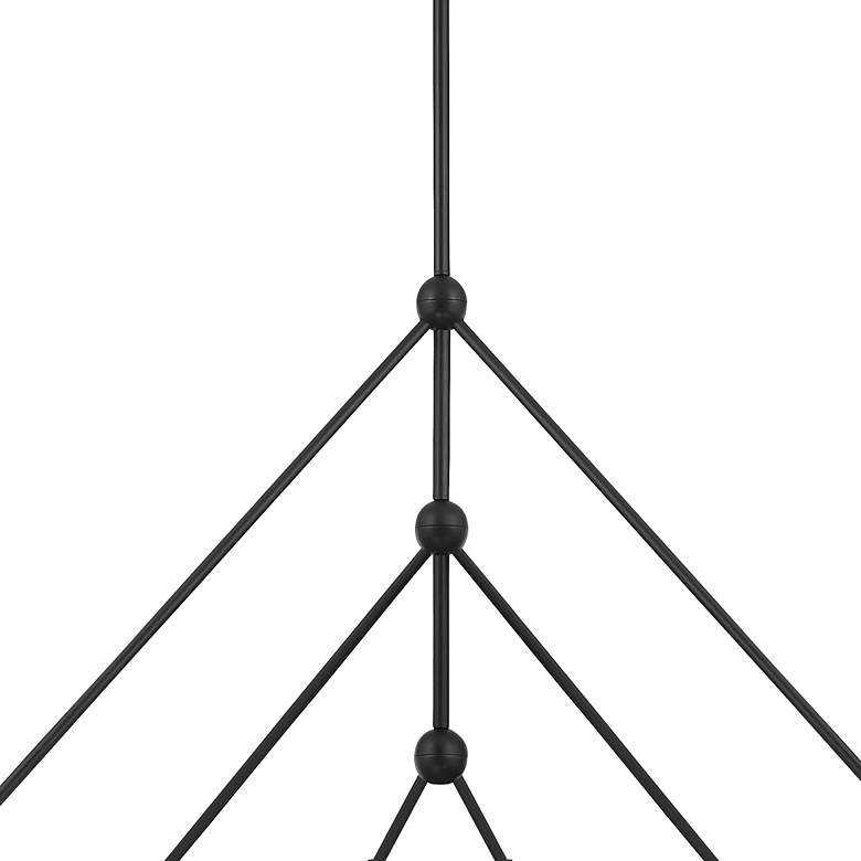 Image 6 Omni 6 Light Matte Black Chandelier more views