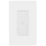 On-Off Touch Switch with Wall Plate in White
