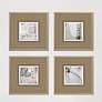 2_On the Road II 15" Square 4-Piece Giclee Framed Wall Art Set