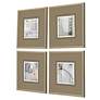 5_On the Road II 15" Square 4-Piece Giclee Framed Wall Art Set more views