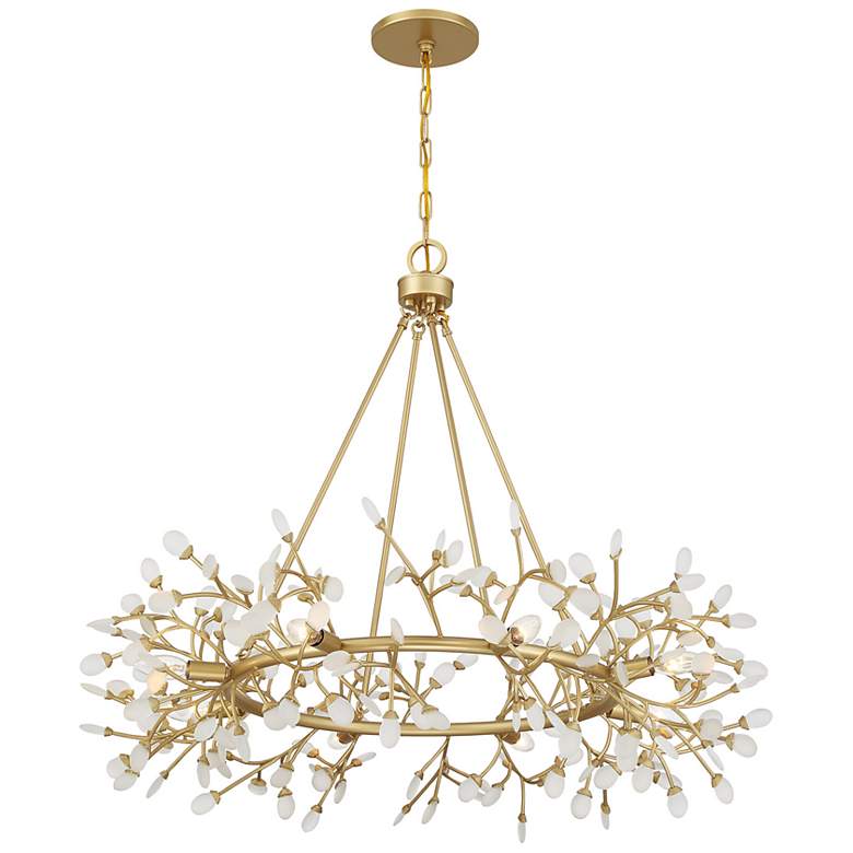 Image 3 Once 8-Light Chandelier in Spun Gold by Breegan Jane more views