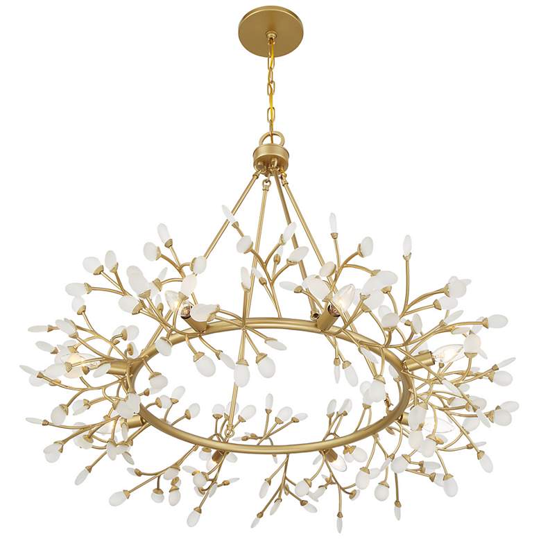 Image 4 Once 8-Light Chandelier in Spun Gold by Breegan Jane more views