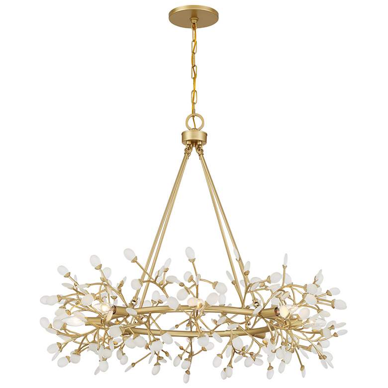 Image 5 Once 8-Light Chandelier in Spun Gold by Breegan Jane more views
