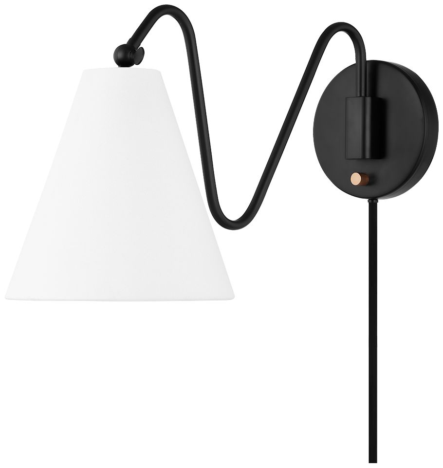 Image 3 Onda 1 Light Portable Wall Sconce Soft Black more views
