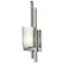 Ondrian 16.7" High Right Orientation Sterling Sconce With Opal Glass S