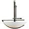 Ondrian 26" Wide Dark Smoke Pendant With Opal Glass Shade
