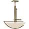 Ondrian 26" Wide Modern Brass Pendant With Opal Glass Shade