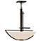 Ondrian 26" Wide Oil Rubbed Bronze Pendant With Opal Glass Shade