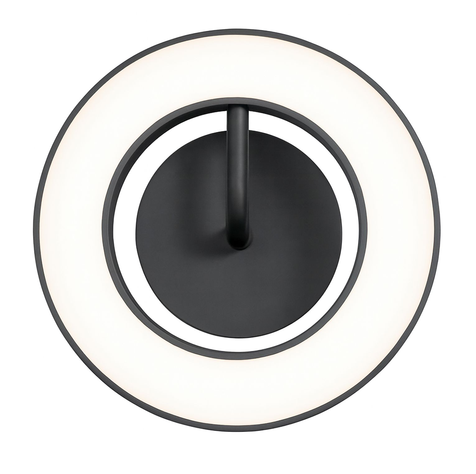 Image 2 One 10" High Black LED Wall Sconce more views