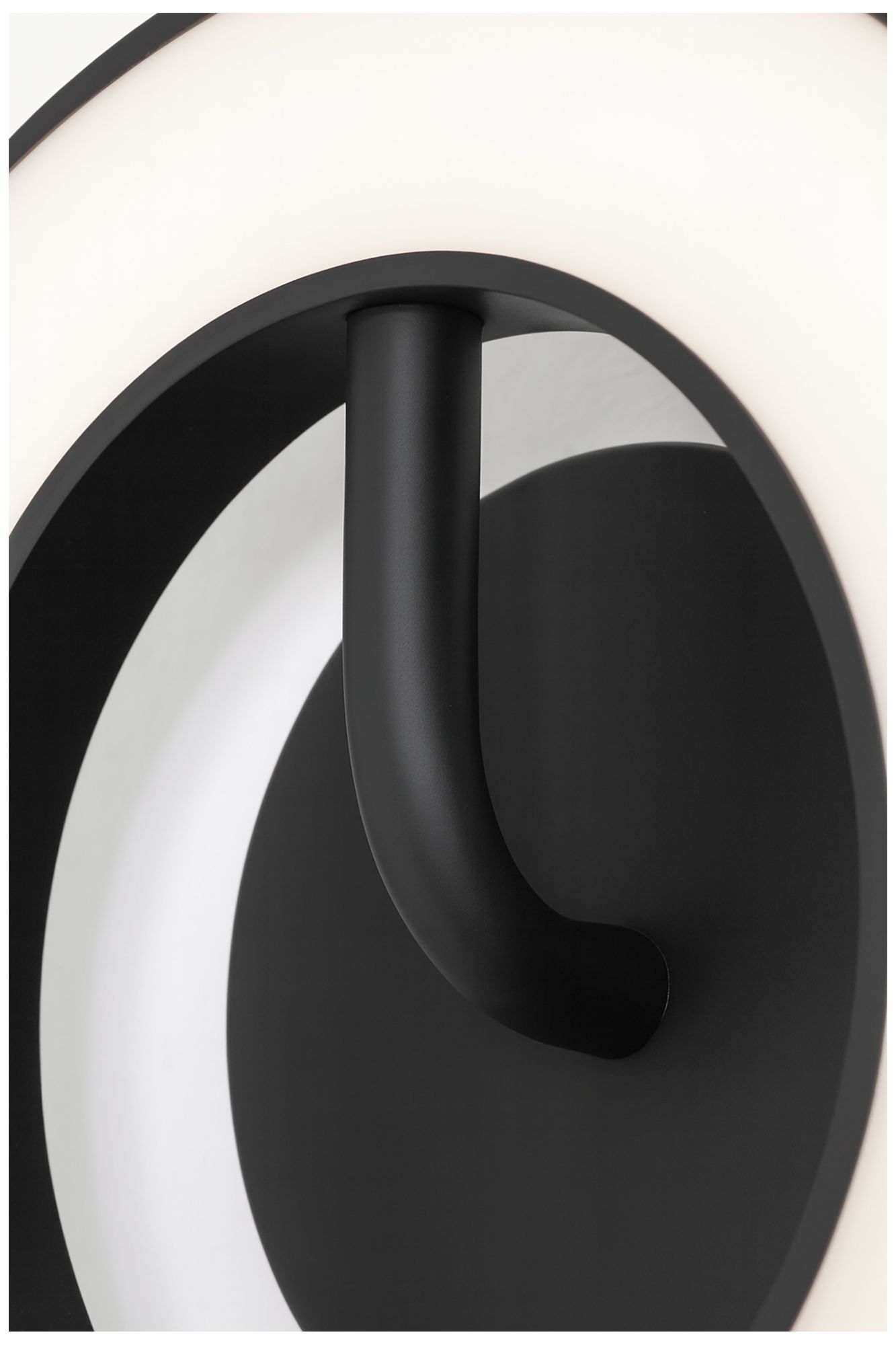 Image 5 One 10" High Black LED Wall Sconce more views