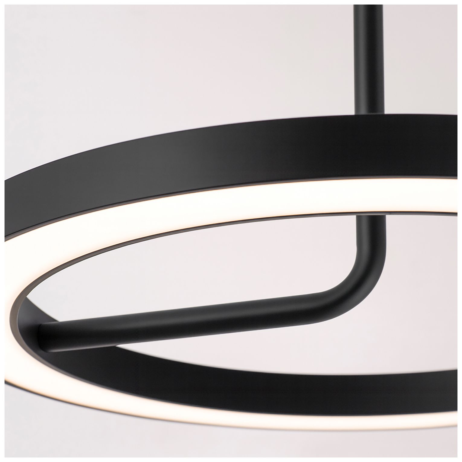 Image 5 One 6" Wide Black LED Pendant more views