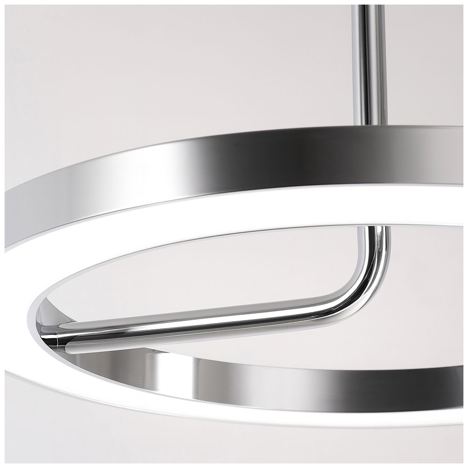 Image 5 One 6" Wide Polished Chrome LED Pendant more views