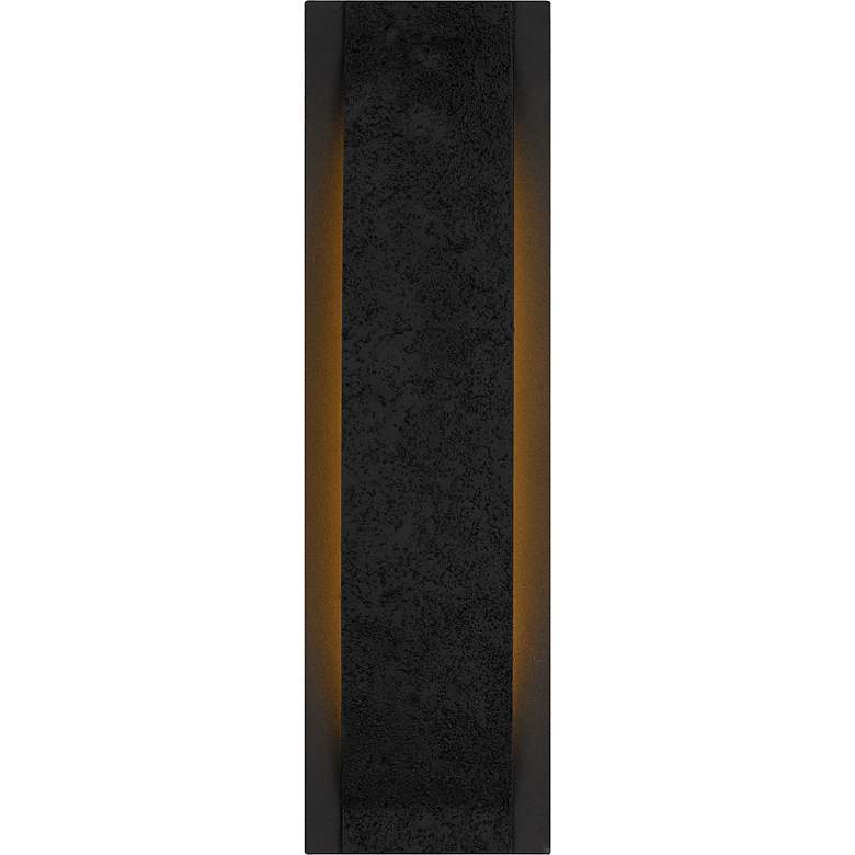 Image 3 Onyx Integrated LED Earth Black Outdoor Wall Lantern more views