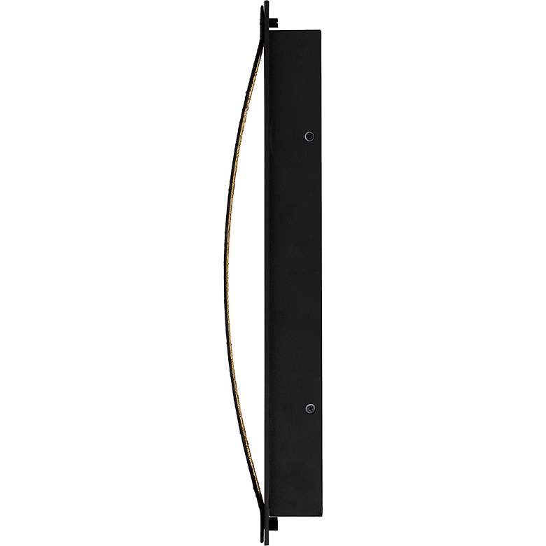 Image 4 Onyx Integrated LED Earth Black Outdoor Wall Lantern more views