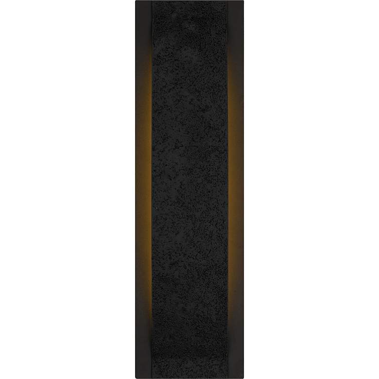 Image 3 Onyx Integrated LED Earth Black Outdoor Wall Lantern more views