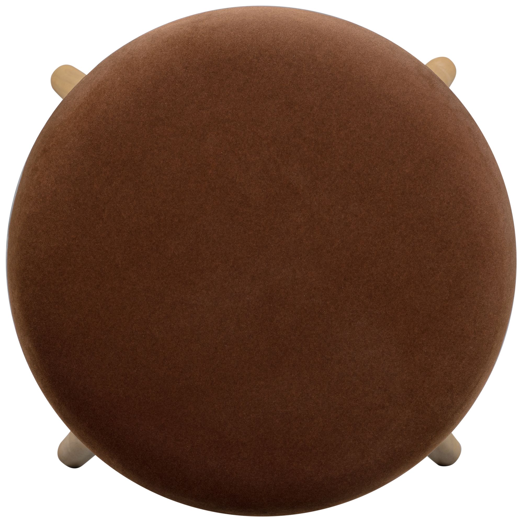 Image 5 Oodle Bronze Performance Vegan Mohair Natural Bar Stool more views