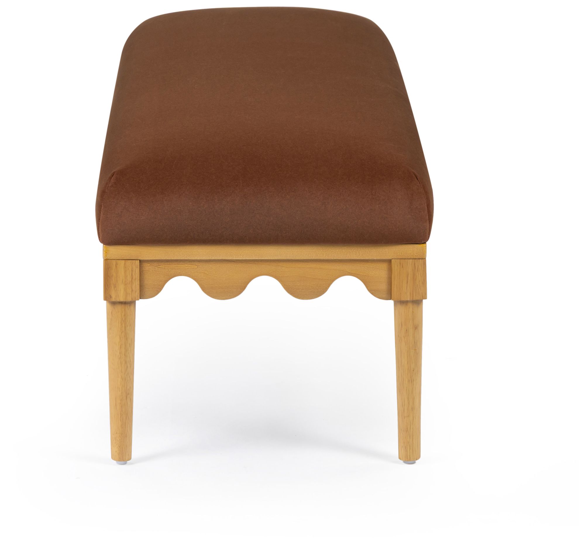 Image 5 Oodle Bronze Vegan Mohair Bench more views