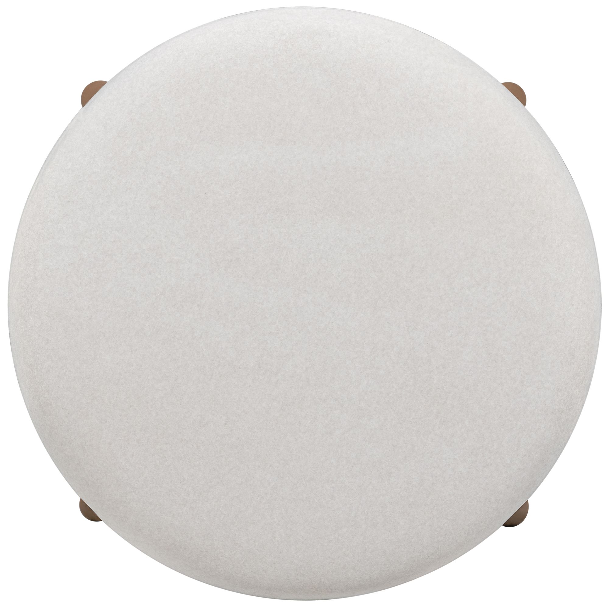 Image 5 Oodle Cream Performance Vegan Mohair Light Walnut Bar Stool more views