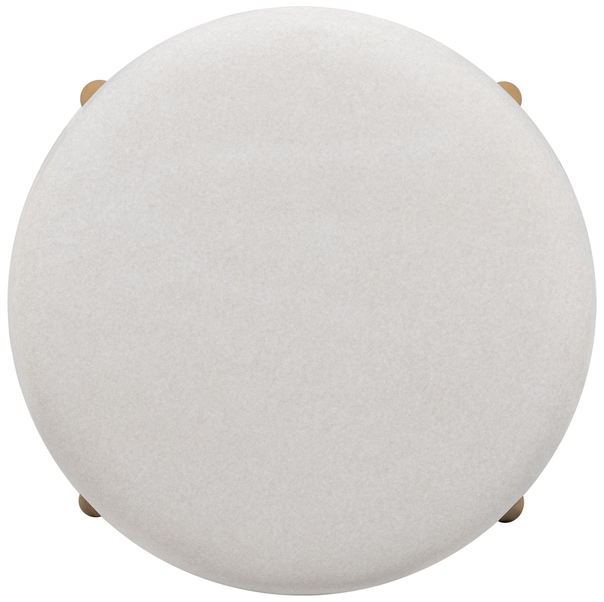 Image 4 Oodle Cream Performance Vegan Mohair Natural Counter Stool more views