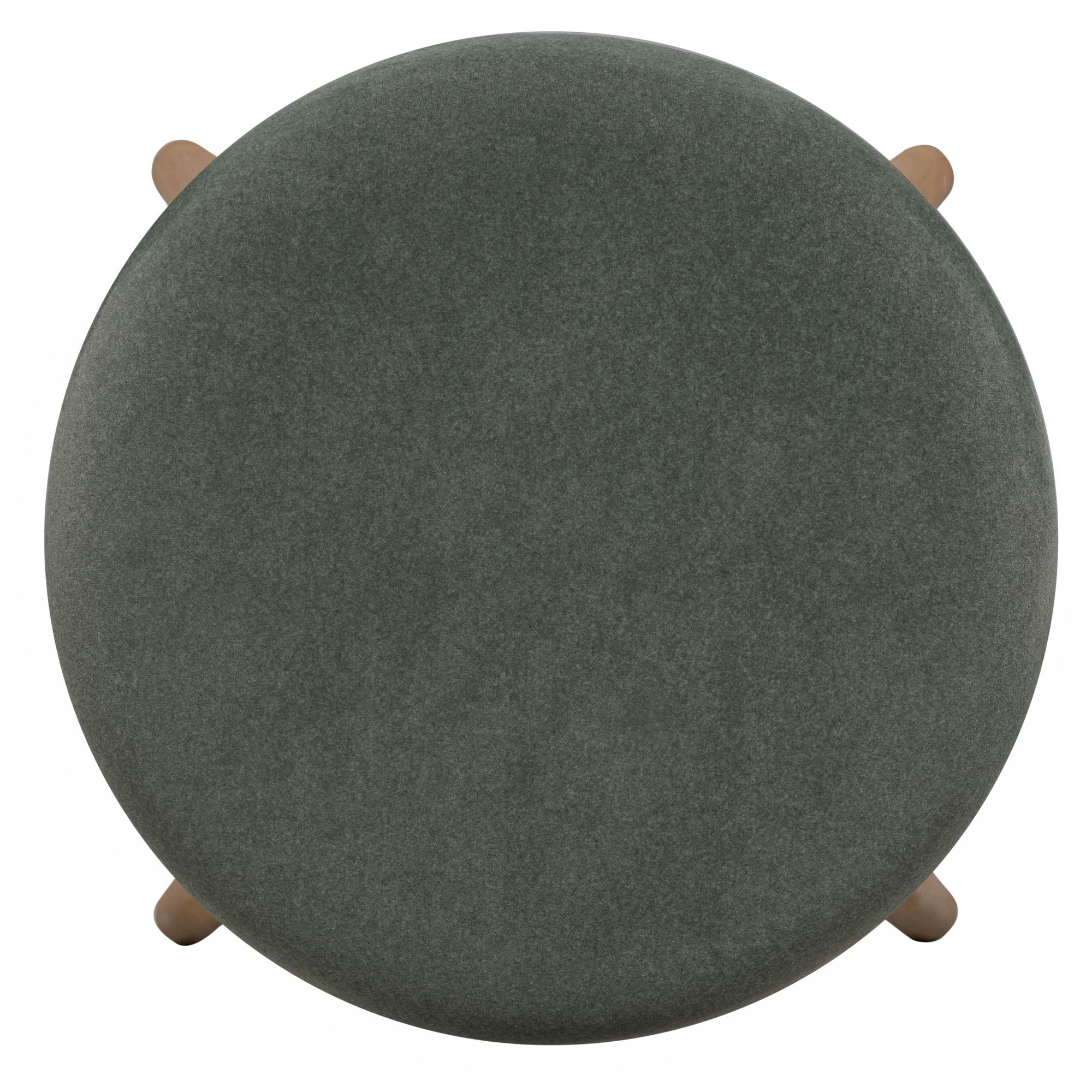 Image 5 Oodle Green Performance Vegan Mohair Light Walnut Bar Stool more views
