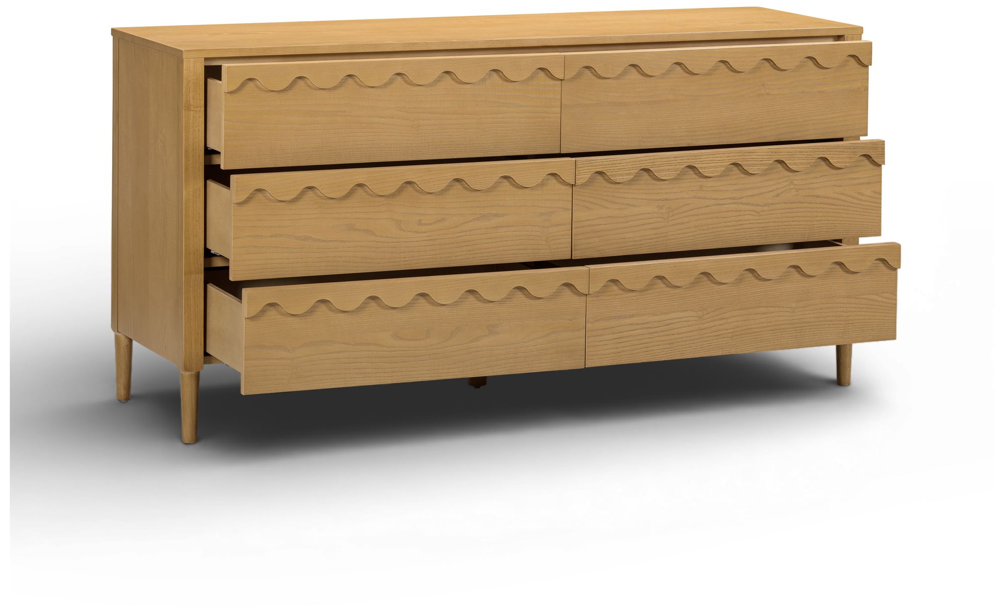 Image 3 Oodle Natural Ash 6 Drawer Dresser more views