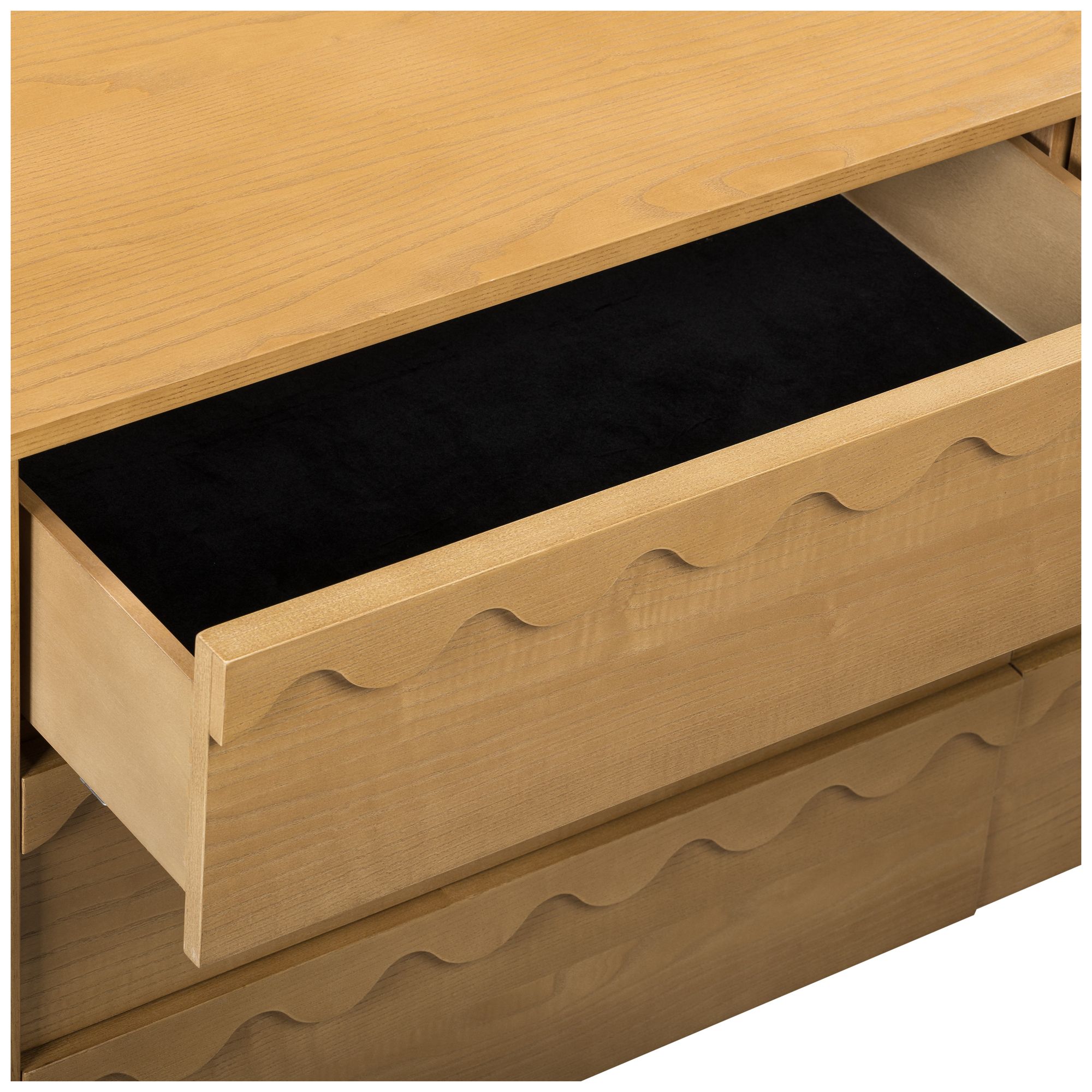 Image 5 Oodle Natural Ash 6 Drawer Dresser more views