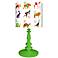 Oopsy Daisy A To Z Animal Prints Children's Table Lamp
