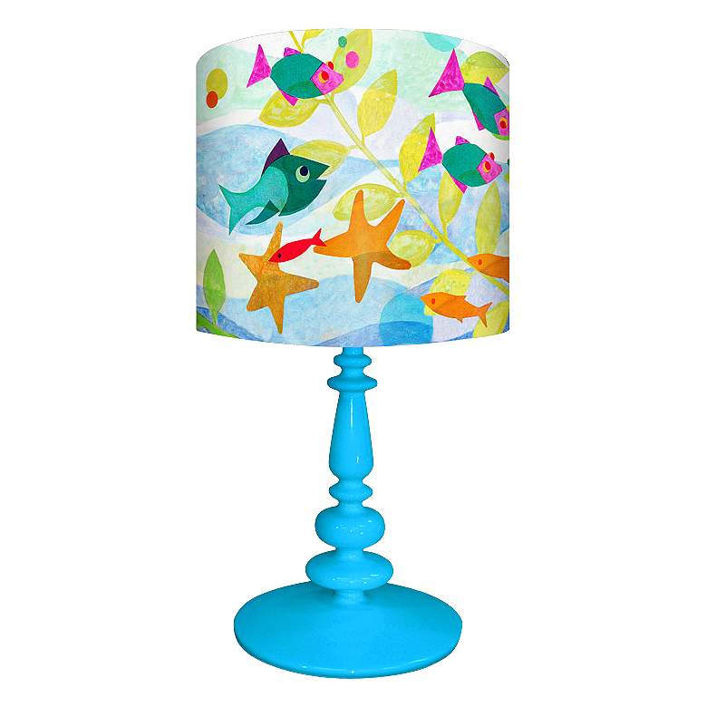 Image 1 Oopsy Daisy Friendly Fish Children&#39;s Table Lamp