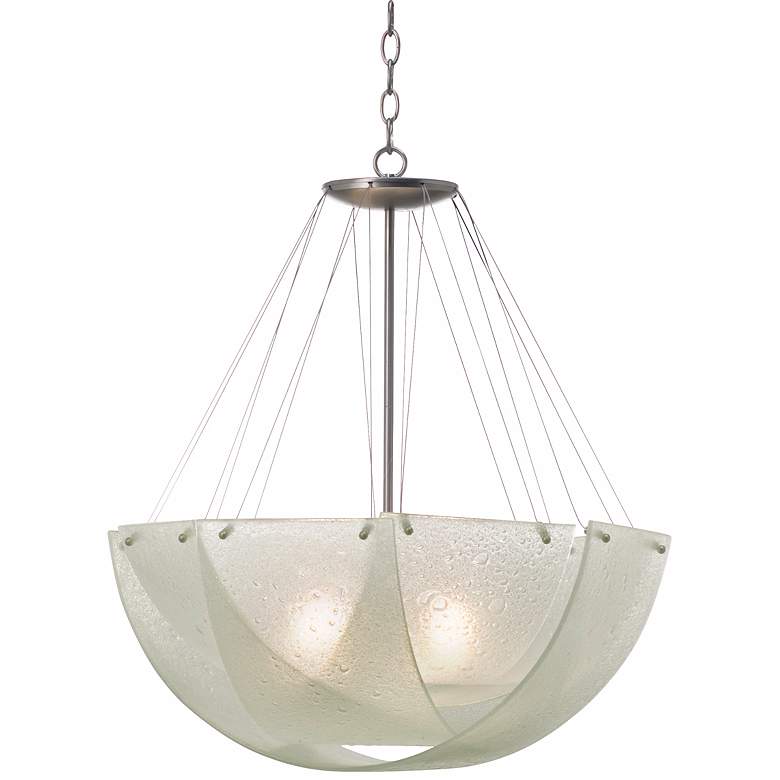 Image 3 Opacus 3-Light Bubble Glass Chandelier