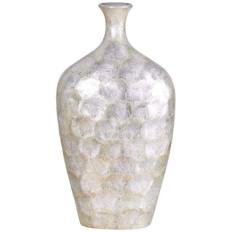 Image 1 Opalescent Seashell 18 1/2 inch High Vase