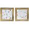 Opalesque I And II 2-Piece 15" Square Wall Art Set
