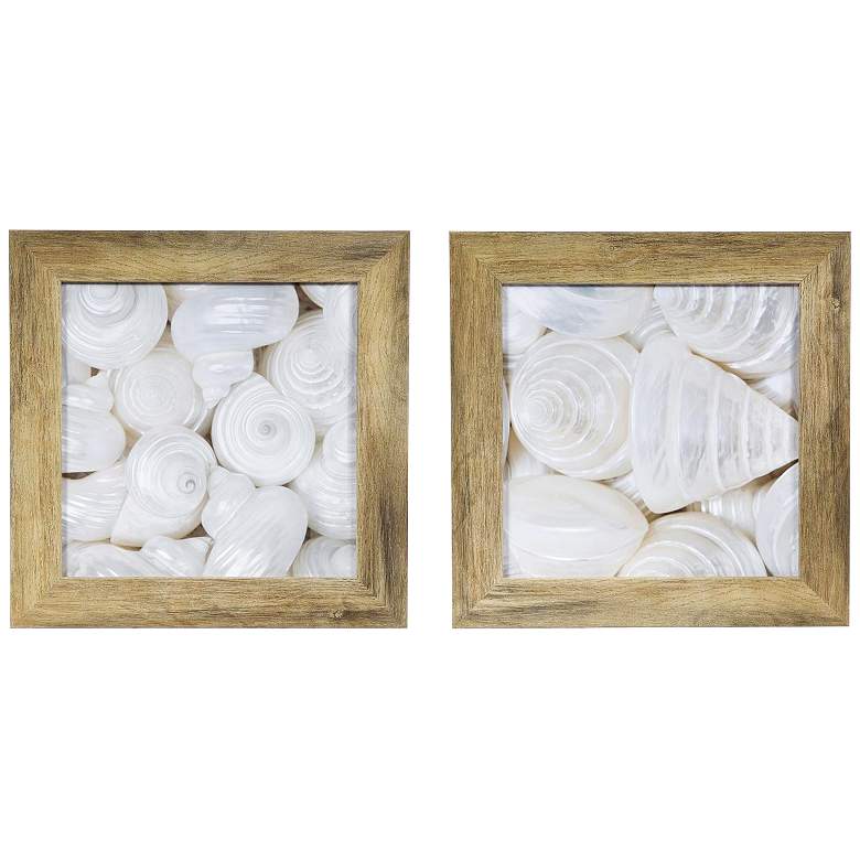 Image 1 Opalesque I And II 2-Piece 15 inch Square Wall Art Set