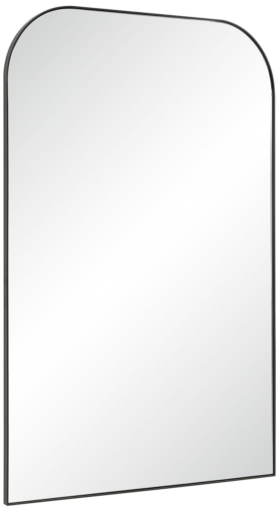 Image 4 Opalina 60" H x 40" W Wall Mirror, Matte Black more views