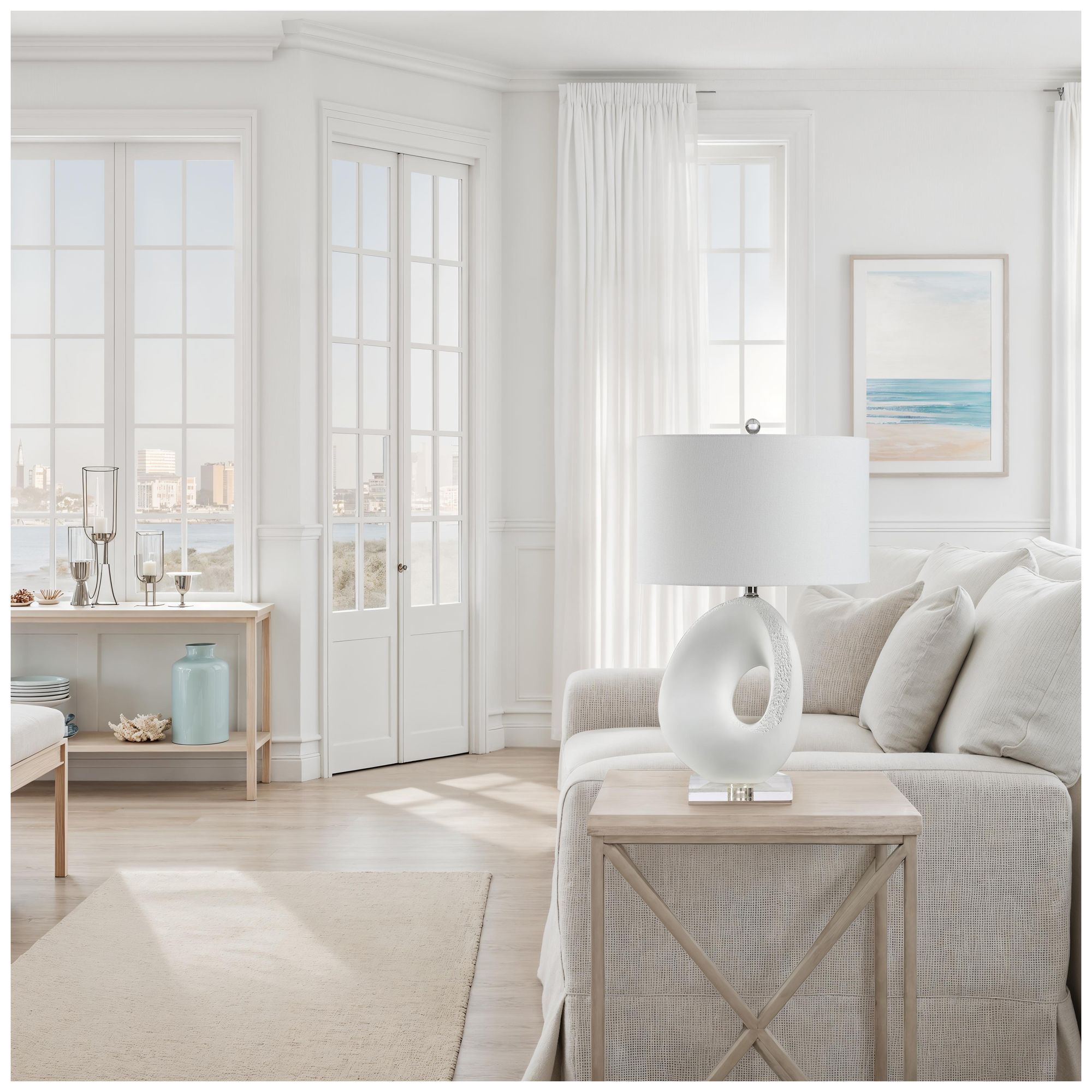 Image 4 Opalis 29.0" Height Table Lamps, White more views