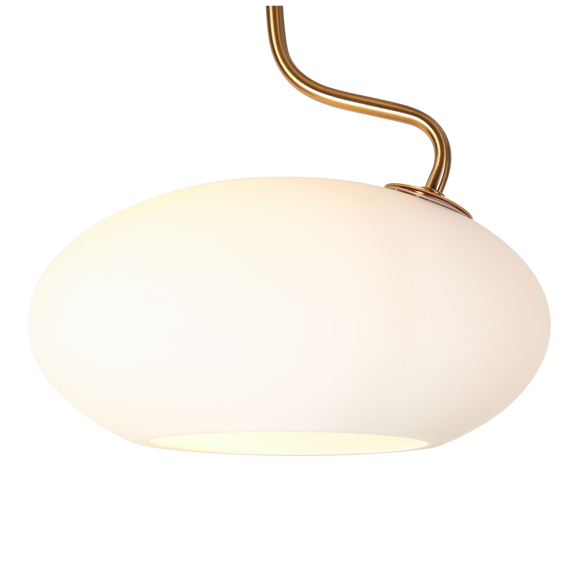 Image 5 Opalobia 3-Light Opal Glass Cluster Island Pendant Light more views