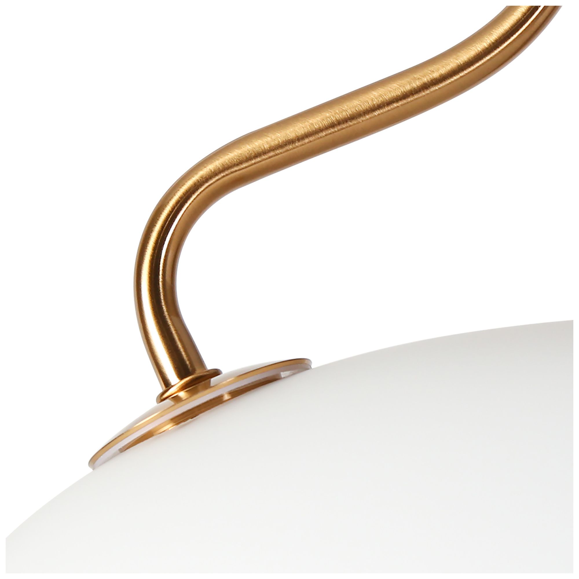 Image 6 Opalobia 3-Light Opal Glass Cluster Island Pendant Light more views