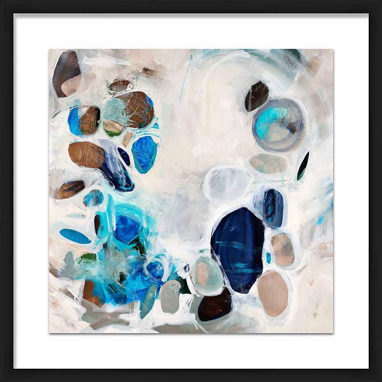 Image 1 Opals Treasure 21 1/2 inch Square Framed Giclee Wall Art