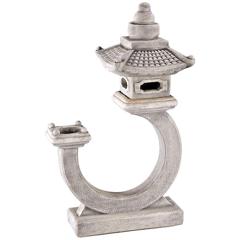 Image 1 Open Design Pagoda Lantern 40" High Garden Accent
