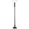 Open Frame Accent Wrought Iron Torchiere Floor Lamp