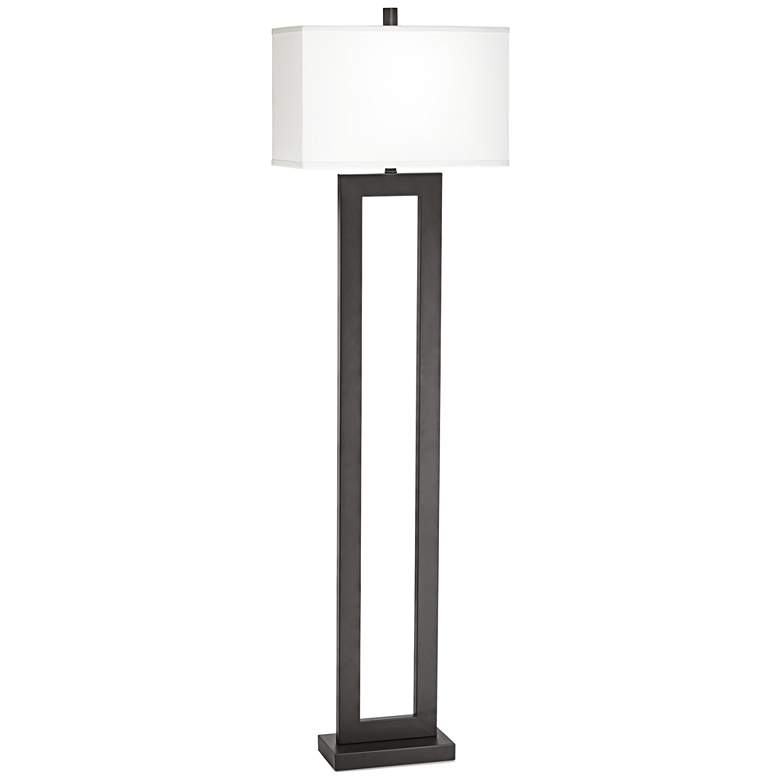 Image 1 Open Frame Rectangular Modern Floor Lamp