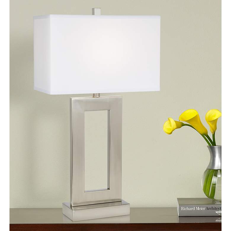 Image 1 Open Window 30 inch High Rectangular Table Lamp