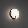 1_Ophelia 10 1/4" High Nickel Alabaster ADA LED Wall Sconce