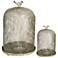 Ophira Gold Metal Sparrow Votive Candle Holders Set of 2