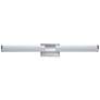 1_Optic 1-Light 36" Wide Satin Nickel Vanity Light
