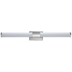 Optic 1-Light 36" Wide Satin Nickel Vanity Light